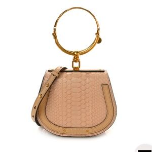 Chloe Python Small Nile Bracelet Bag